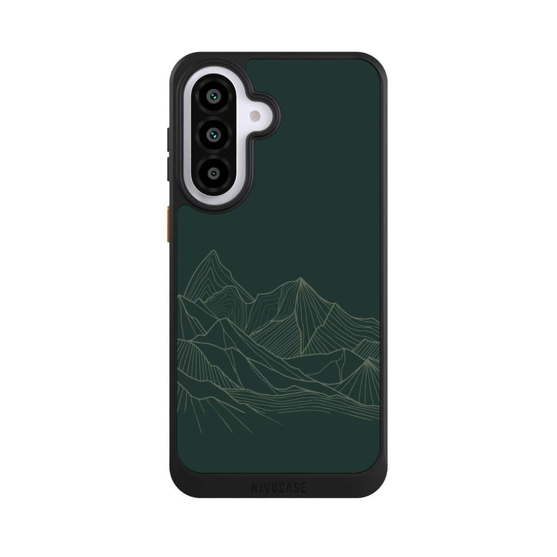 Galaxy A57 5G NIVOcore Berg Line Art Grün