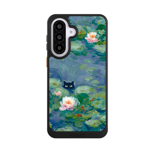 Samsung Galaxy A57 5G NIVOcore Katze im Teich Gemälde