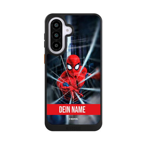Samsung Galaxy A57 5G NIVOcore Spiderman Webs in Action Personalisierbar