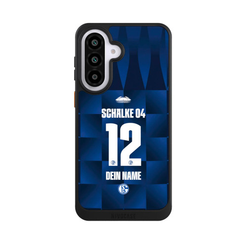 Samsung Galaxy A57 5G NIVOcore Schalke 04 Trikot Personalisierbar 26-27