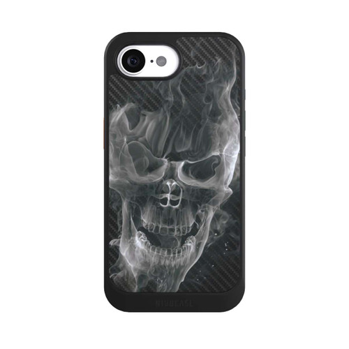 Apple iPhone 17e NIVOcore rauchender Totenkopf Carbon