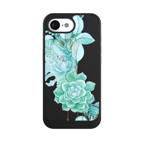 Apple iPhone 17e NIVOcore Fleurs Vertes Menthes Transparent