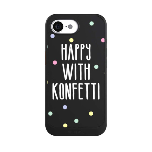 Apple iPhone 17e NIVOcore Happy with Konfetti White ohne Hintergrund