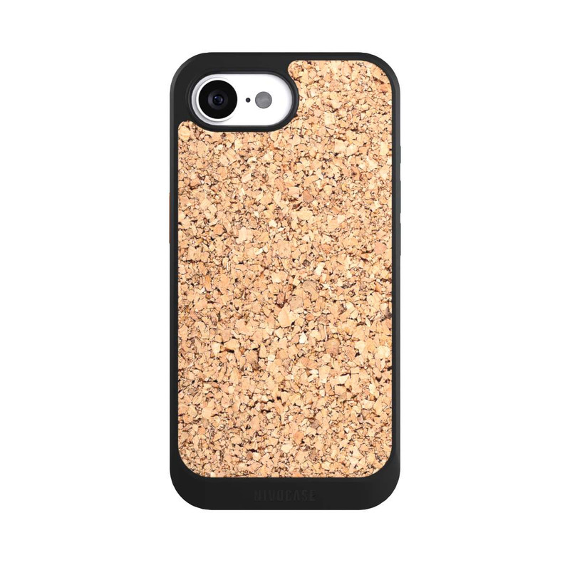 iPhone 17e NIVOcore Kork Holzlook