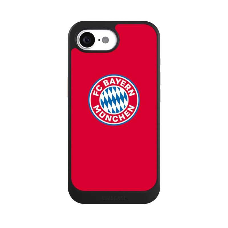 iPhone 17e NIVOcore FCB Logo auf Rot