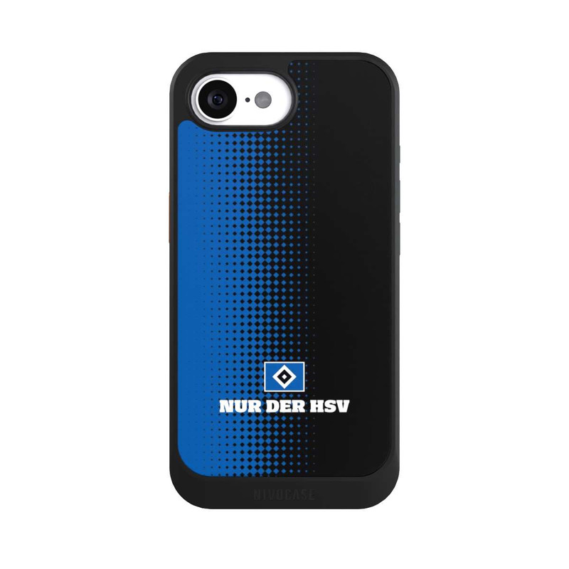 iPhone 17e NIVOcore Nur der HSV - Rautenraster Schwarz