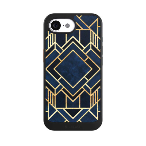 Apple iPhone 17e NIVOcore Kunst Deko Blau Golddruck