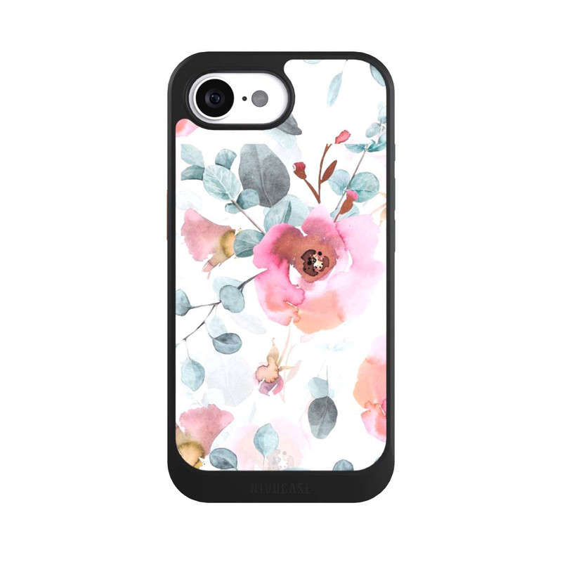 iPhone 17e NIVOcore Aquarell Blumentapete