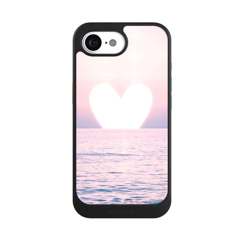 iPhone 17e NIVOcore Herz-Sonnenuntergang