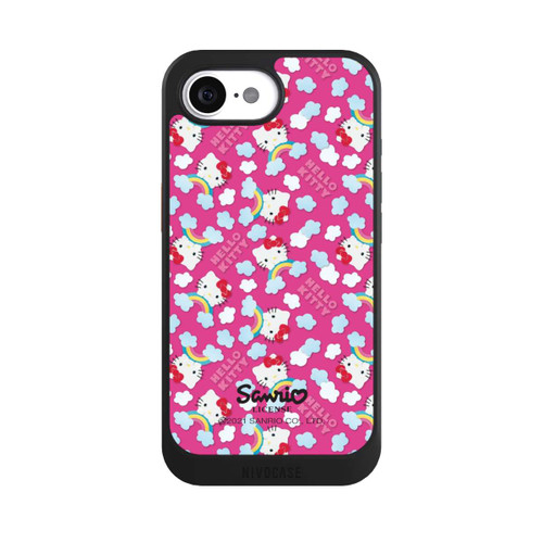 Apple iPhone 17e NIVOcore Hello Kitty Regenbogenmuster