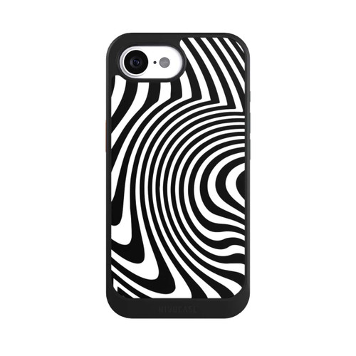 Apple iPhone 17e NIVOcore Black and White Waves