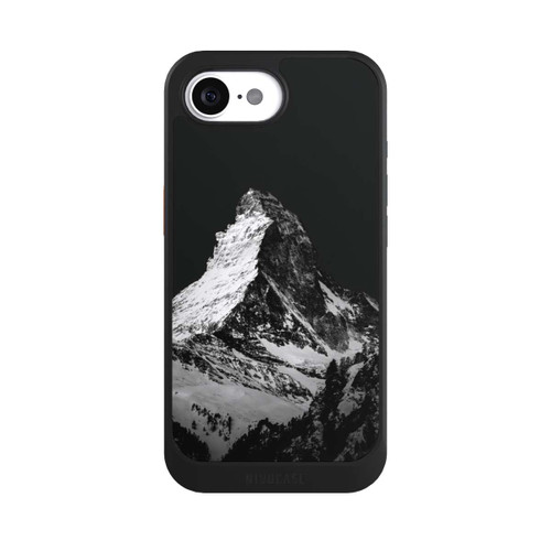 Apple iPhone 17e NIVOcore Snow Capped Mountains Grayscale