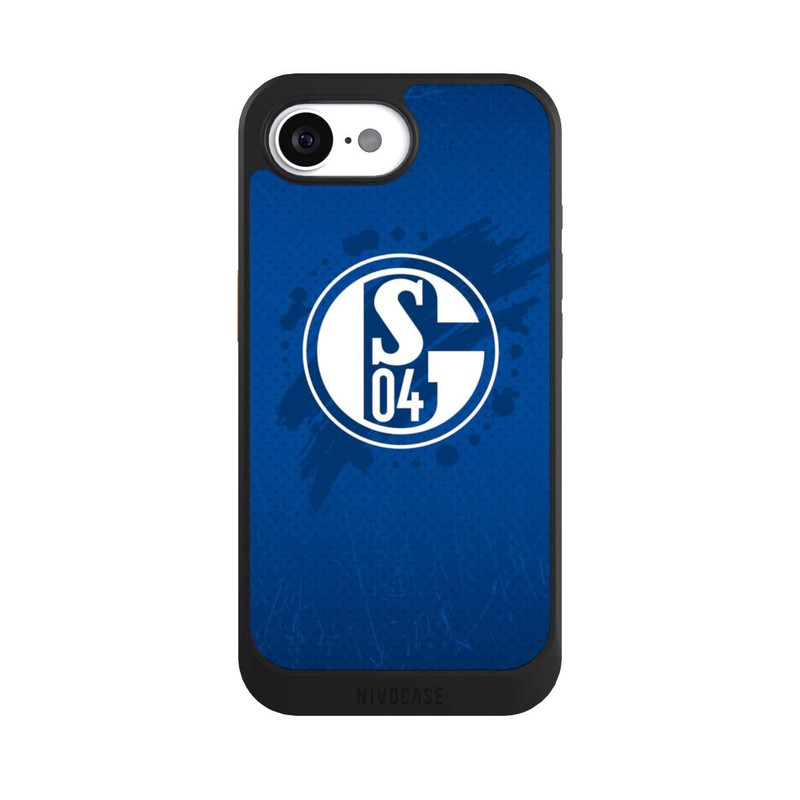 iPhone 17e NIVOcore Schalke 04 Farbe Fleck Blau