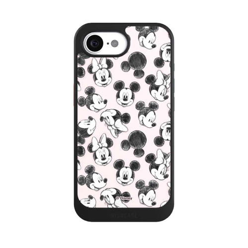 Apple iPhone 17e NIVOcore Minnie &amp; Mickey Many Faces Pink