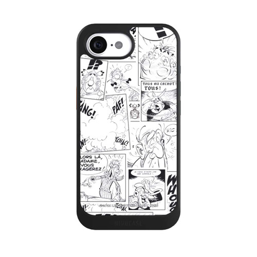 Apple iPhone 17e NIVOcore Asterix Comic Schwarz und Weiß