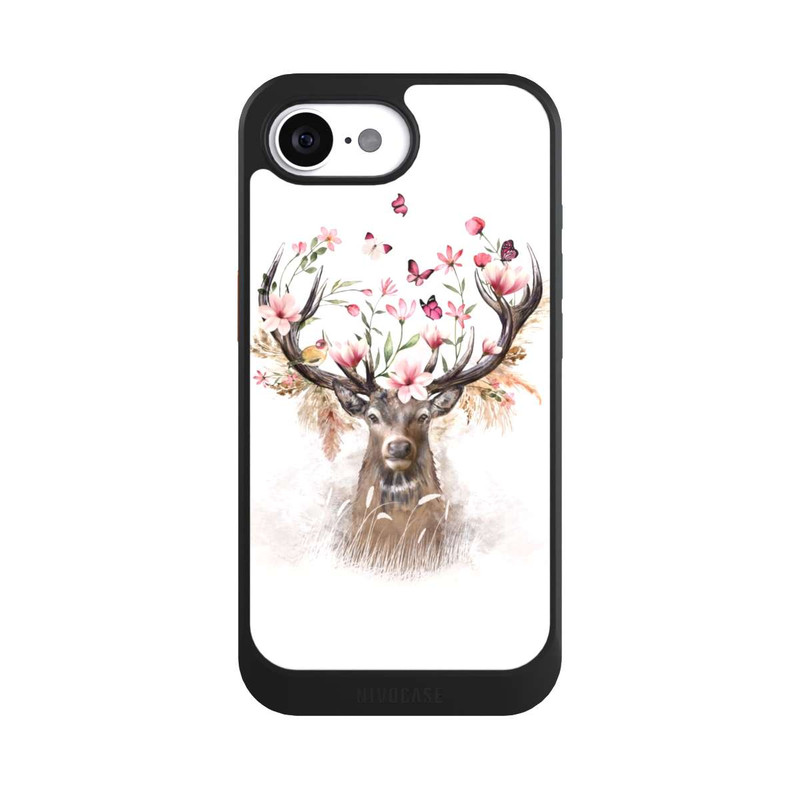 iPhone 17e NIVOcore Deer Flowers Antlers