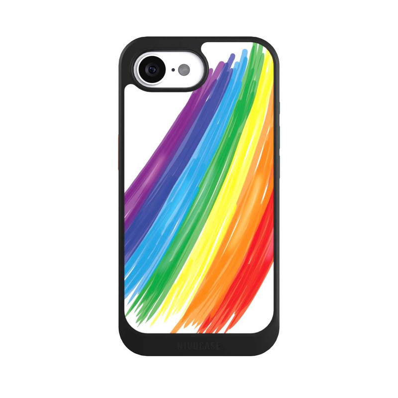 iPhone 17e NIVOcore Rainbow Paint Brush