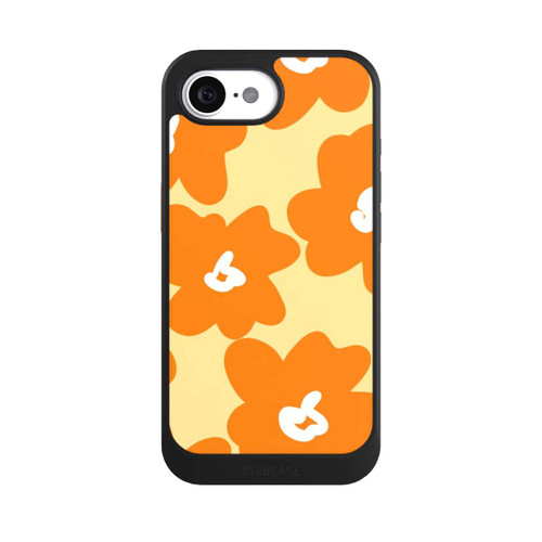 Apple iPhone 17e NIVOcore Retro Blumenmuster Päivi Gelb Orange