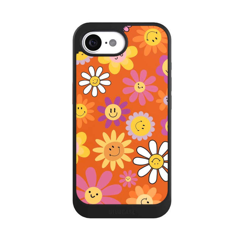 iPhone 17e NIVOcore Smiles Orange Flowers
