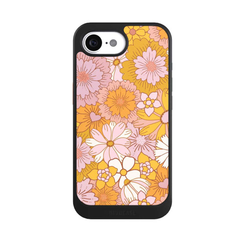 Apple iPhone 17e NIVOcore Retro Blumentapete Gelb
