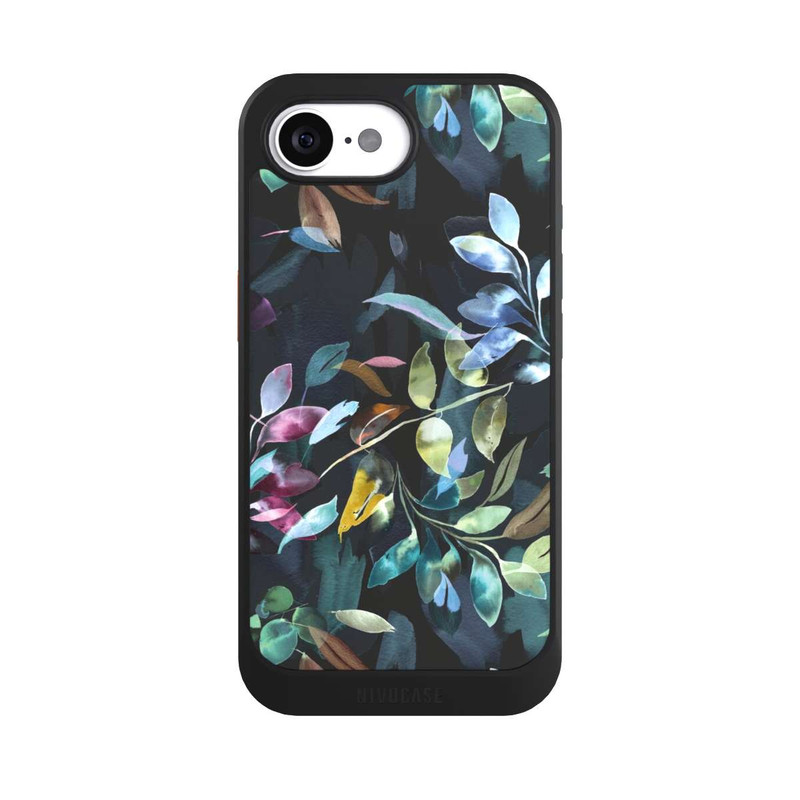 17 e NIVOcore Aquarelle Feuilles Mystiques Noir