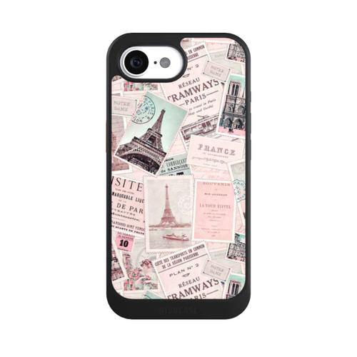 Apple iPhone 17e NIVOcore Vintage Paris Postcards Pattern