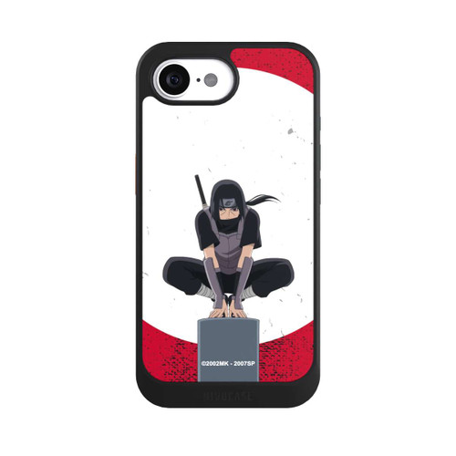 Apple iPhone 17e NIVOcore Itachi Uchiha Symbol Roter Hintergrund