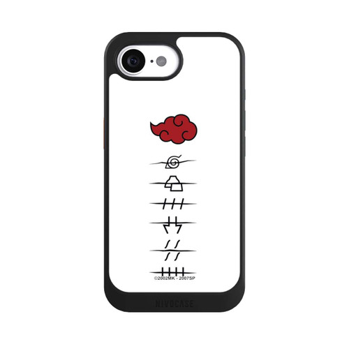 Apple iPhone 17e NIVOcore Akatsuki Mitgliedersymbole Weiß