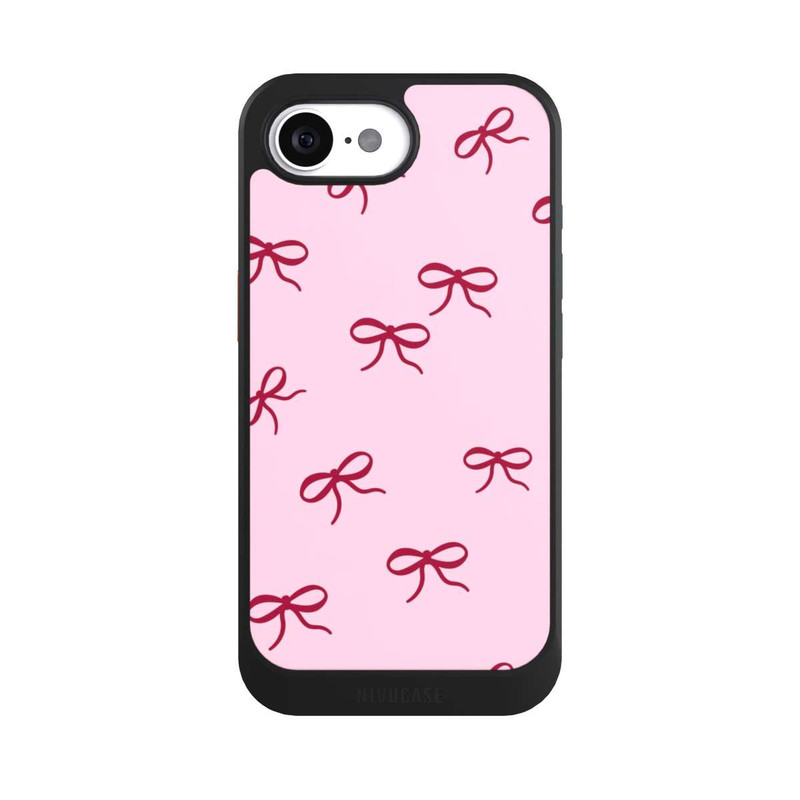 17 e NIVOcore Schleifen Muster Rot Pink