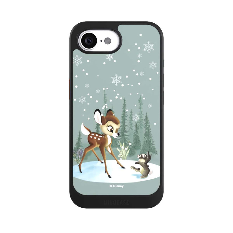 iPhone 17e NIVOcore Bambi et Panpan Monde Hivernal
