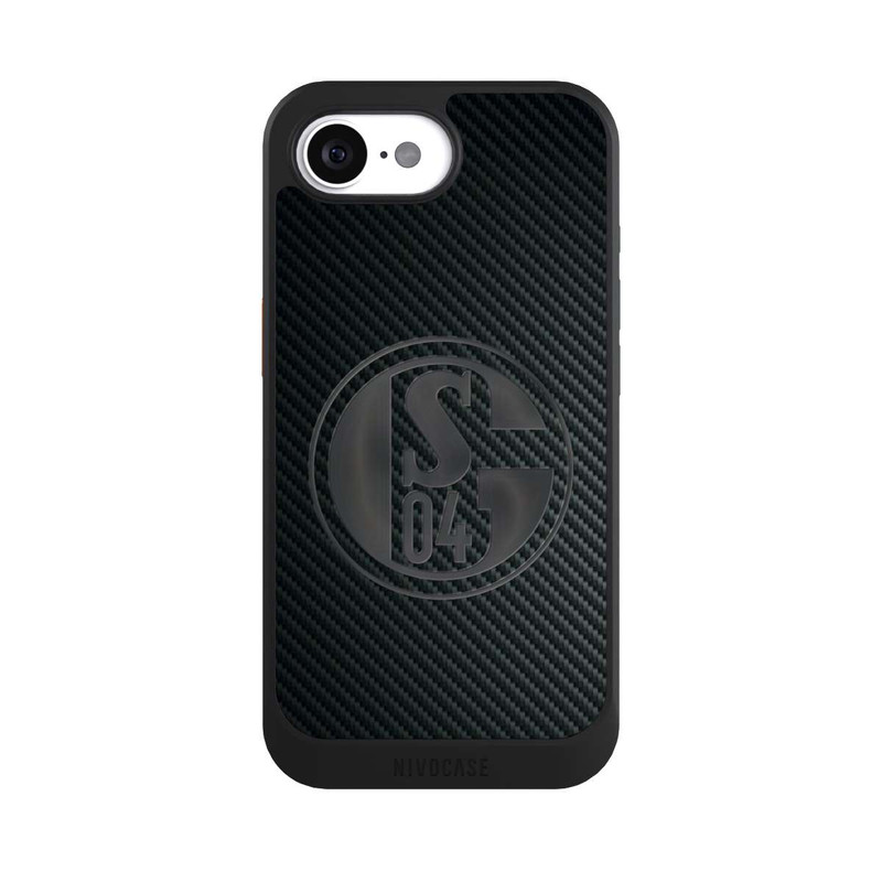 iPhone 17e NIVOcore Schalke 04 Carbon Look