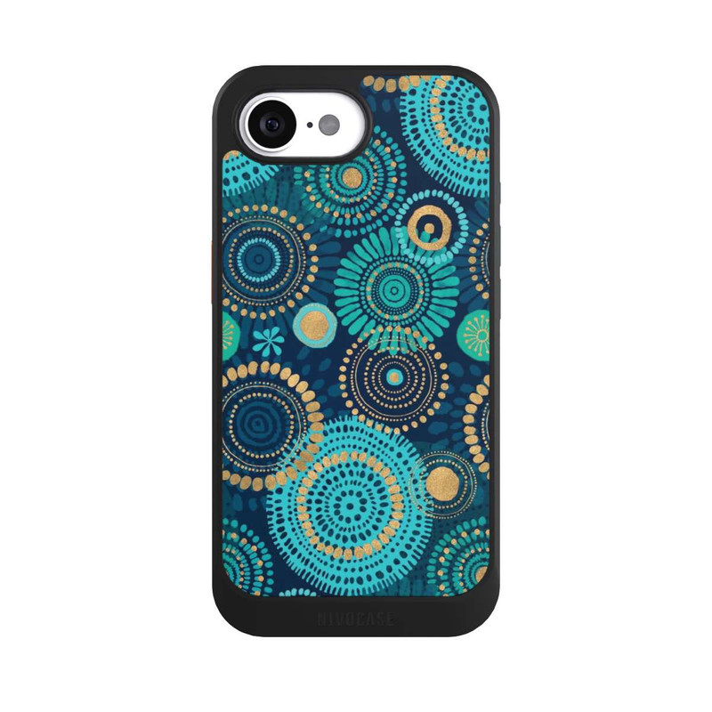17 e NIVOcore Blockprint India Teal Gold