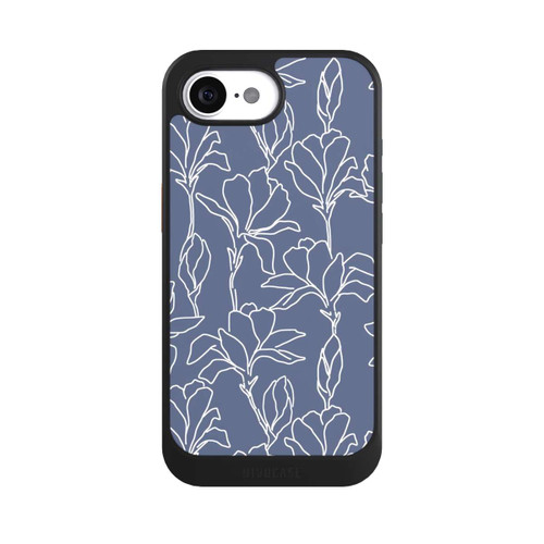 Apple iPhone 17e NIVOcore Flower Silhouettes on Blue