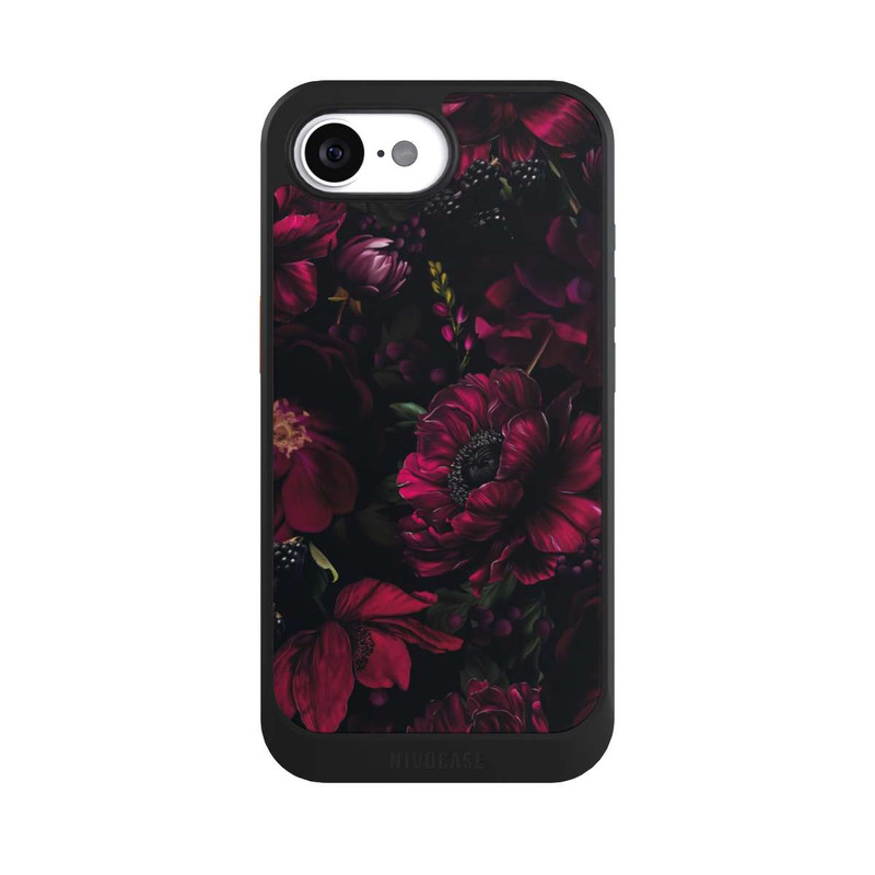 17 e NIVOcore Dunkle Rote Blumen Liebe