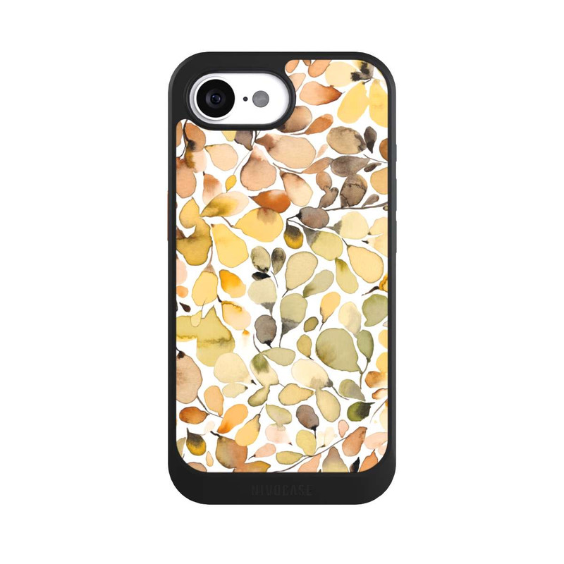 17 e NIVOcore Eucalyptus Watercolor Leaves Brown Autumn