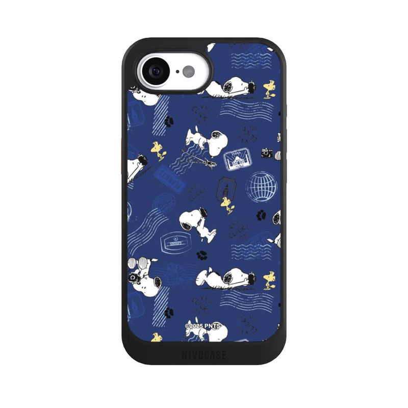 17 e NIVOcore Peanuts Travel Stamps Pattern Blue