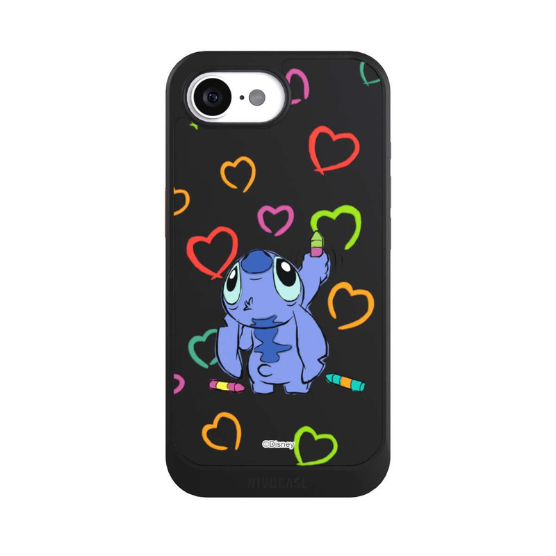 iPhone 17e NIVOcore Stitch Draws a Heart Transparent
