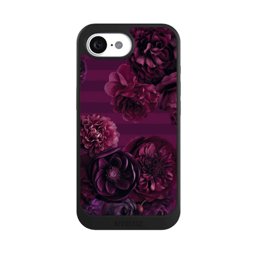 Apple iPhone 17e NIVOcore Majestic Baroque Blossom Dream Burgundy Pink mit KI