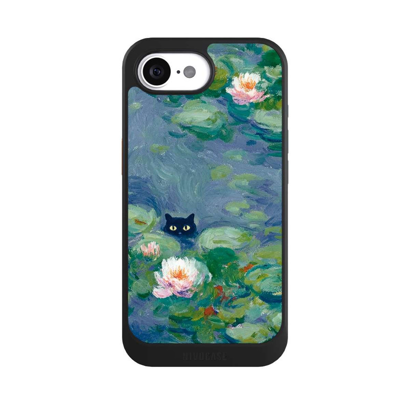 iPhone 17e NIVOcore Chat dans l'Étang Monet Peinture