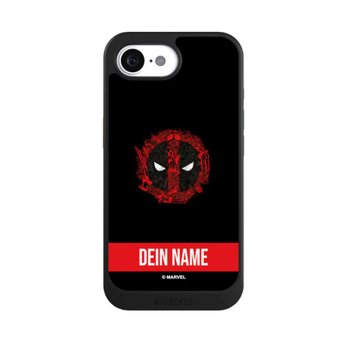 Apple iPhone 17e NIVOcore Deadpool Logo Personalisierbar