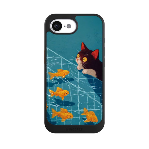 Apple iPhone 17e NIVOcore Die Katze im Pool mit KI