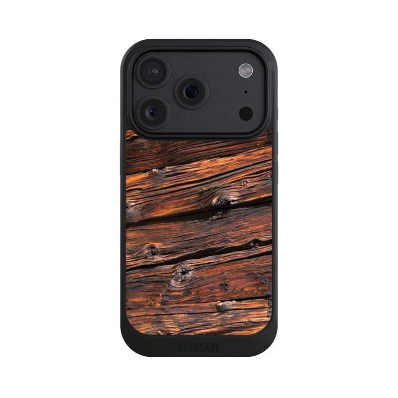 iPhone 18 Pro NIVOcore Verwitterte Holzplanken