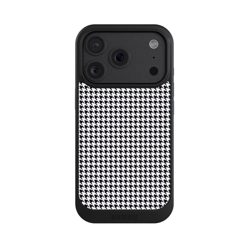 iPhone 18 Pro NIVOcore Houndstooth black-white