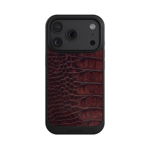 Apple iPhone 18 Pro NIVOcore Cuir de Crocodile