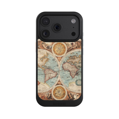 Apple iPhone 18 Pro NIVOcore Vintage Weltkarte