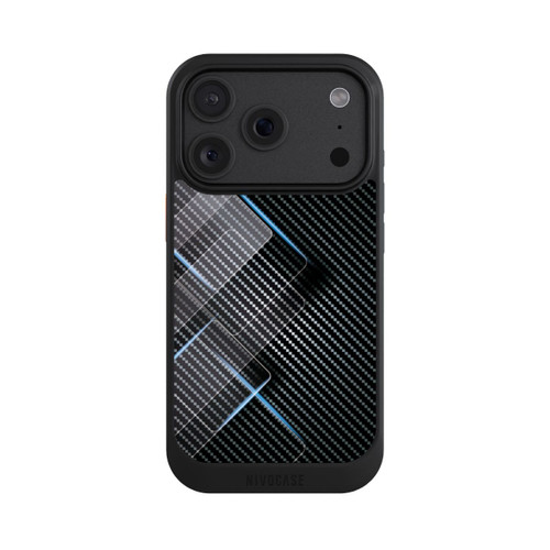 Apple iPhone 18 Pro NIVOcore Blaue Linien auf Karbon