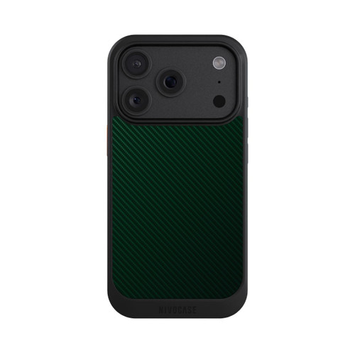 Apple iPhone 18 Pro NIVOcore British Racing Green Carbon