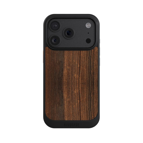 Apple iPhone 18 Pro NIVOcore Look Bois de Noyer