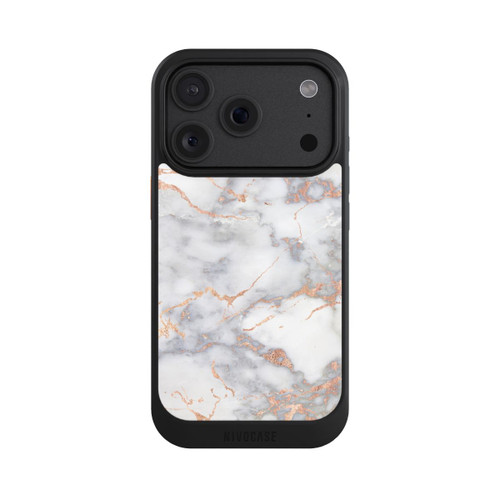 Apple iPhone 18 Pro NIVOcore Marbre Blanc et Doré