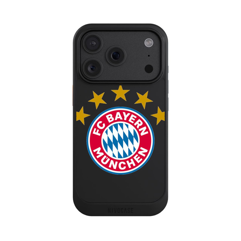 iPhone 18 Pro NIVOcore FCB Logo mit Sterne - ohne Hintergrund